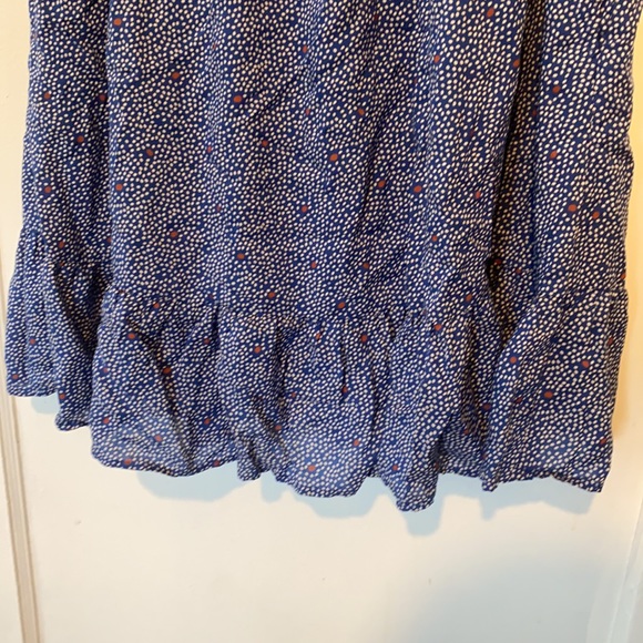 Lucky Brand polka dot wrap dress short sleeve - Picture 6 of 11